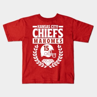 Kansas City Chiefs Mahomes 15 Helmet American Football Kids T-Shirt